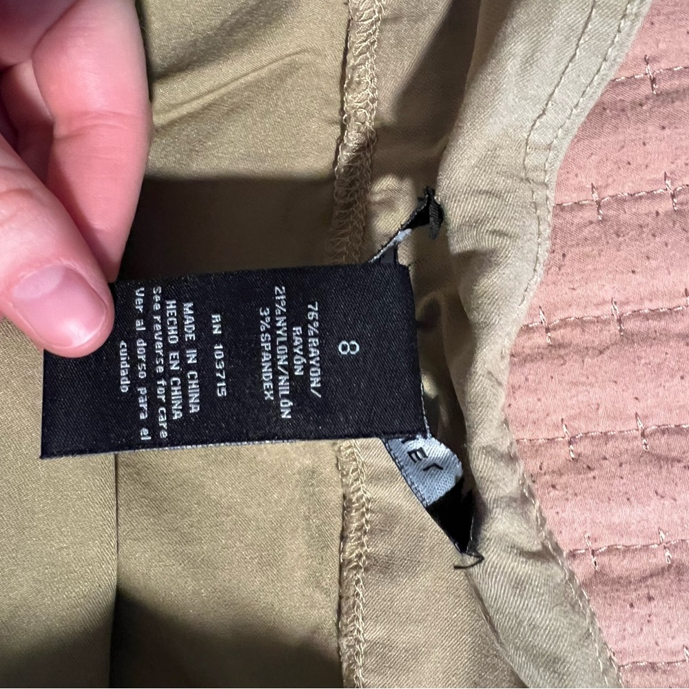 Classic Tan Women's Skirt - Picture 6 of 6